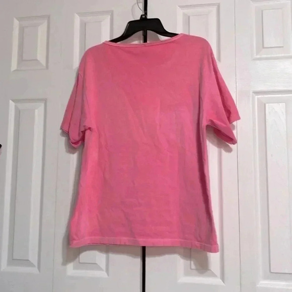Icantoo pink flip flop pink distressed Maui tee shirt top - Picture 5 of 10
